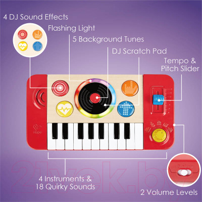 Музыкальная игрушка Hape Синтезатор / E0621-HP - фото 4 - id-p223255250