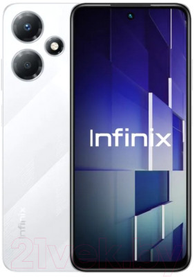 Смартфон Infinix Hot 30 Play NFC 8GB/128GB / X6835B (кристально-белый) - фото 2 - id-p223255266