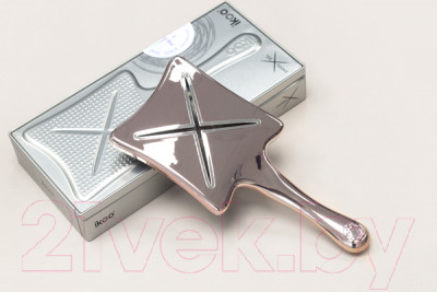 Расческа Ikoo Paddle X Metallic Manhattan Glam - фото 5 - id-p223257618