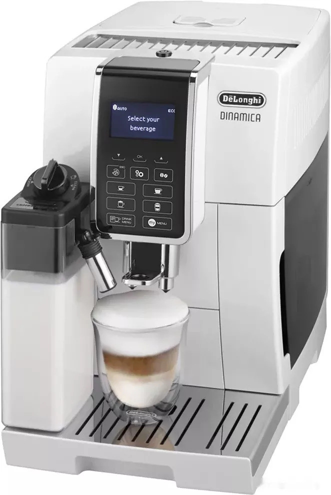 Кофеварки и кофемашины DeLonghi Dinamica ECAM 350.55.W - фото 1 - id-p223259969