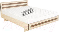 Полуторная кровать Mio Tesoro М2 КР-017.11.02-14 140x186 с двумя матрасами Letto 70x186