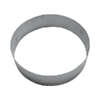 Кольцо конд. сталь нерж.; D=240,H=65мм; металлич.