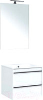 Комплект мебели для ванной Aquanet Lino с зеркалом 60 / 271951