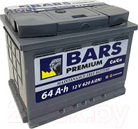 Автомобильный аккумулятор BARS Premium 64 R / 064 13 27 01 0021 09 11 0 L
