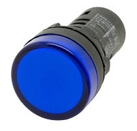 Лампа AD22DS (LED) синий 220В АС