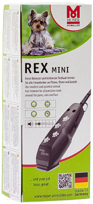 Машинка для стрижки шерсти Moser Rex mini 1411-0060 / 1411-0062 - фото 4 - id-p223264854