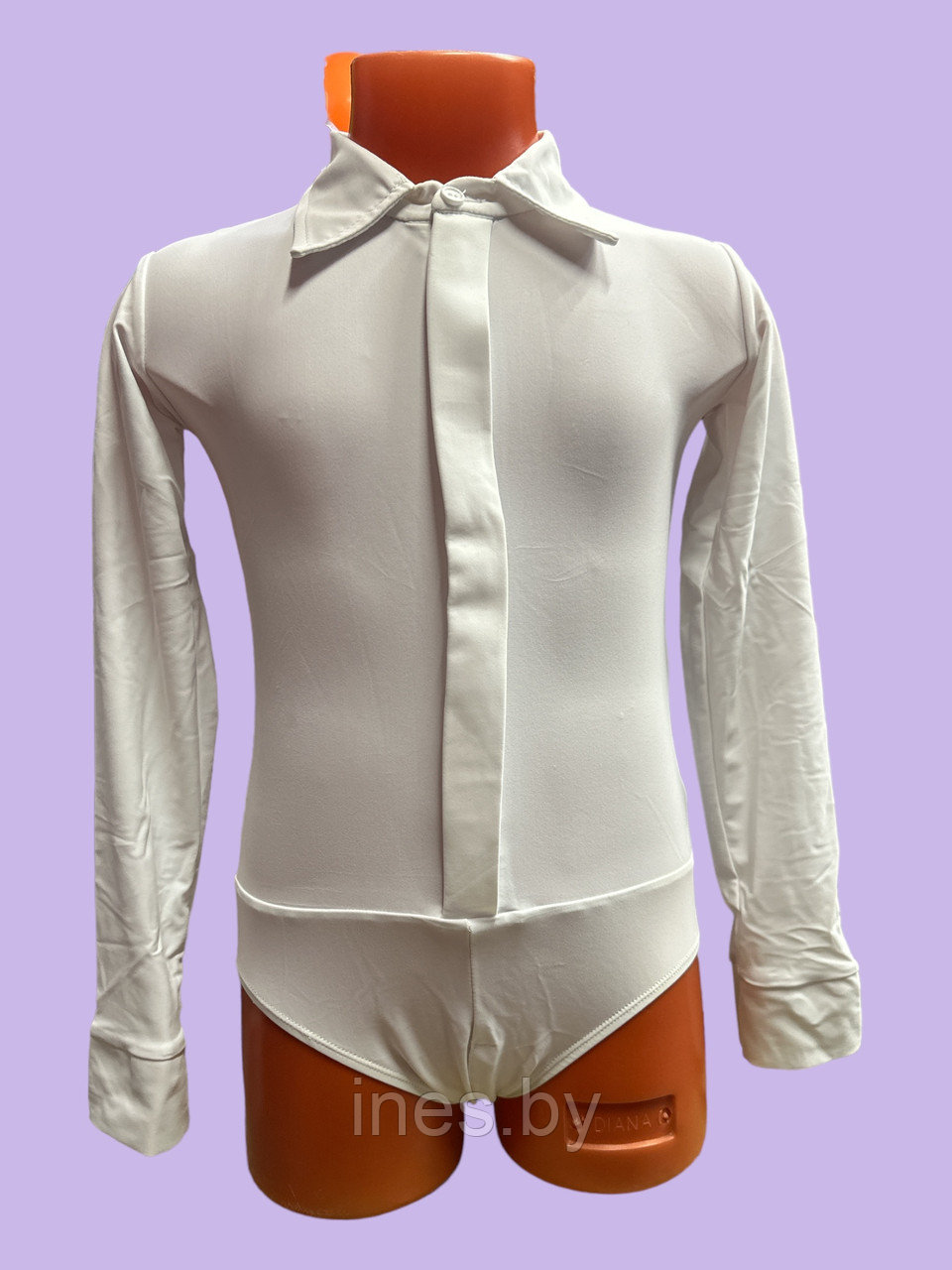 Рубашка боди для спортивно-бальных танцев РМ2.1 128 - фото 1 - id-p223271854