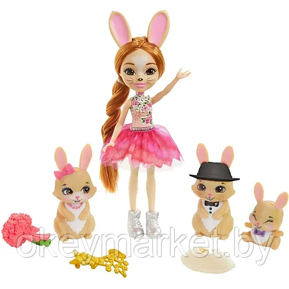 Кукла Mattel Enchantimals Семья Бристал Кроли GYJ08, фото 3