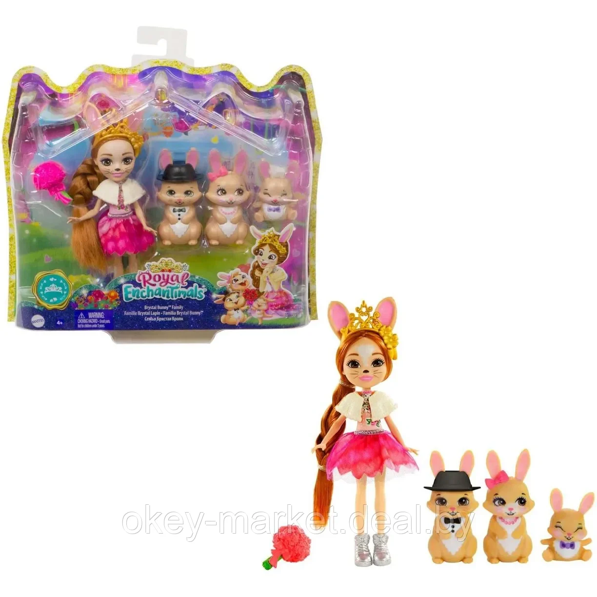 Кукла Mattel Enchantimals Семья Бристал Кроли GYJ08 - фото 2 - id-p207447514