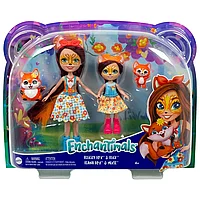 Игровой набор Enchantimals Лисички Фелисити и Фиана с питомцами HCF81