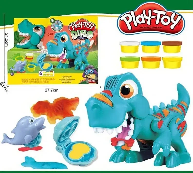 Игровой набор Набор для лепки "Динозавр", аналог Play Doh 8067 - фото 3 - id-p223272086