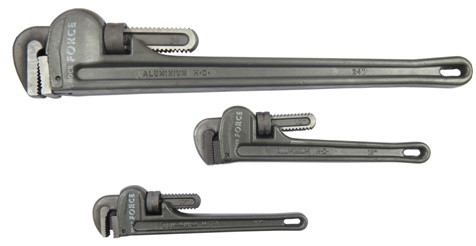 Ключ трубный с алюминиевой рукояткой 18" Rock FORCE RF-68418 - фото 1 - id-p223273711