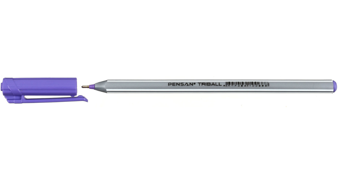 Набор шариковых ручек одноразовых Pensen Triball 8 шт., 8 цв. - фото 1 - id-p214660502