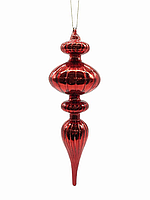 Елочная игрушка «Вертушка Рубин», 29 см (стекло, 22-151)