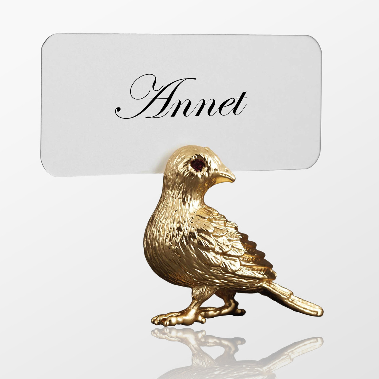 Набор из 6 держателей для карточек на стол Bird L&apos;objet, 5 см (106549) - фото 1 - id-p223275438