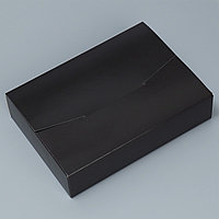 Коробка складная конверт «Чёрная» 22х16х5 см 9357864