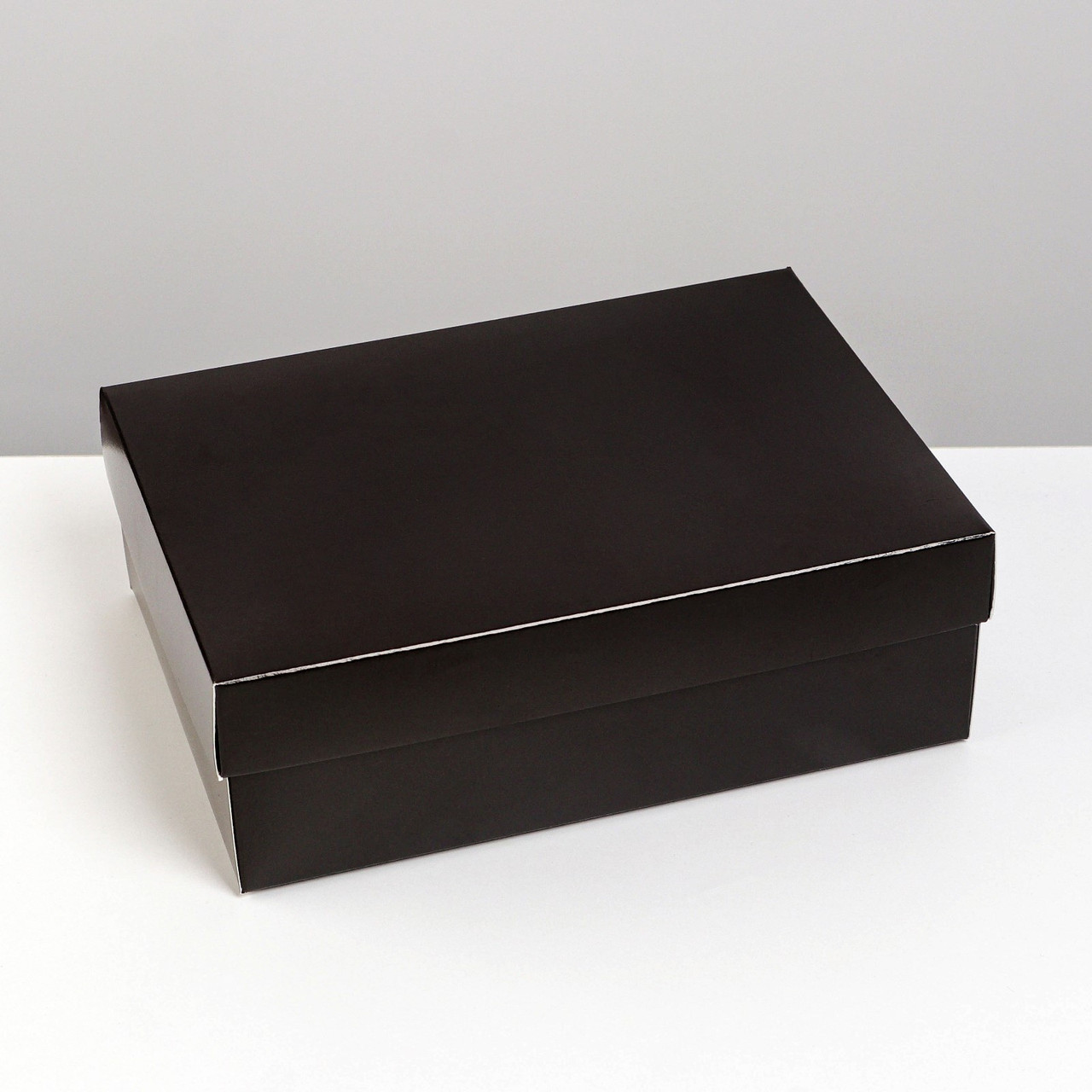 Коробка складная «Чёрная» 21х15х7 см 7303473