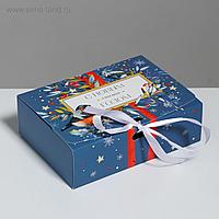Коробка складная подарочная «Волшебного нового года» 16.5×12.5×5 см 5004048