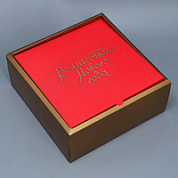 Коробка складная «Волшебного Нового года» 25×10×25 см 7815926
