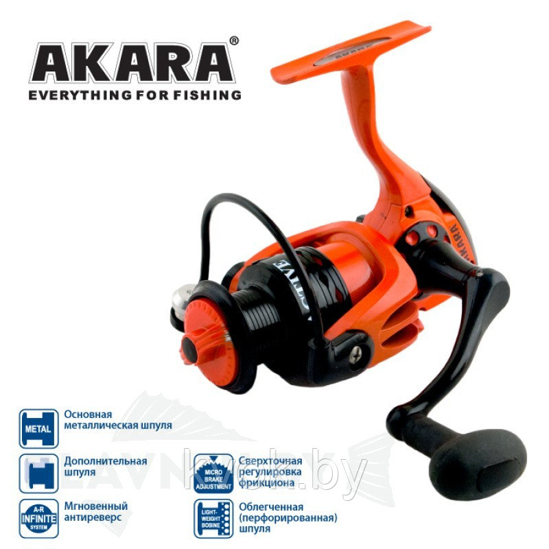 Катушка Akara Active AF2000 4+1bb з/ш - фото 1 - id-p223276676