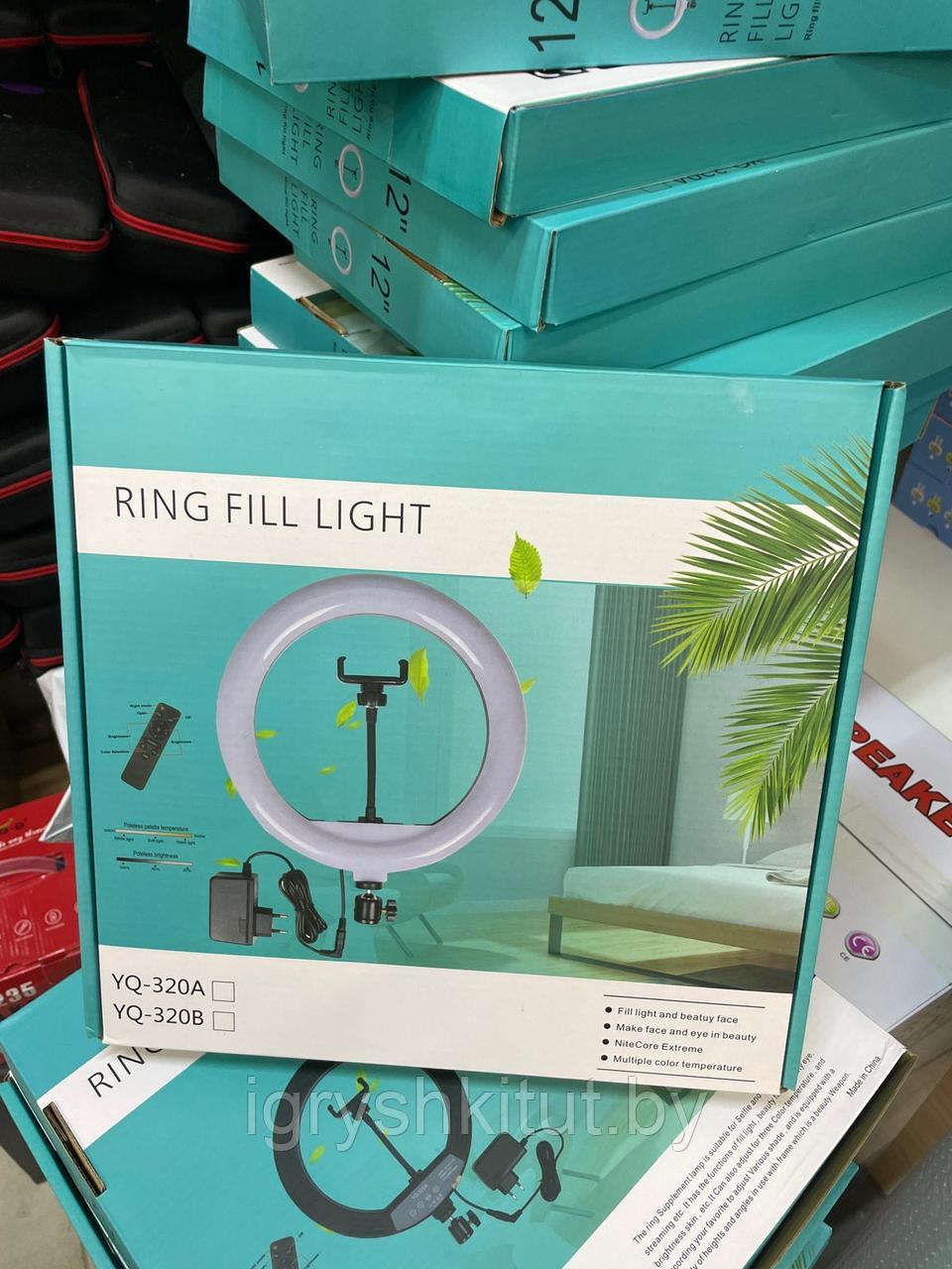Характеристики Кольцевая LED лампа Ring Fill Light 30 cm 12" с держателем для телефона - фото 2 - id-p223278106