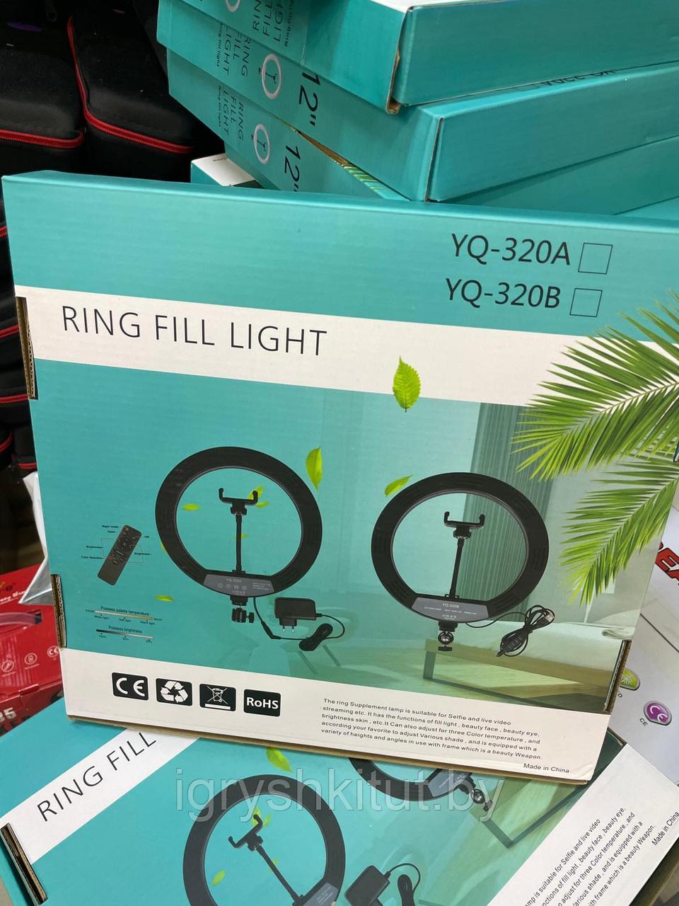 Характеристики Кольцевая LED лампа Ring Fill Light 30 cm 12" с держателем для телефона - фото 1 - id-p223278106