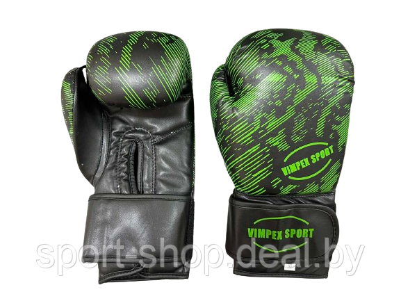 Боксерские перчатки серые Vimpex Sport 2015,10 унций, перчатки для бокса, перчатки боксерские - фото 2 - id-p223278139