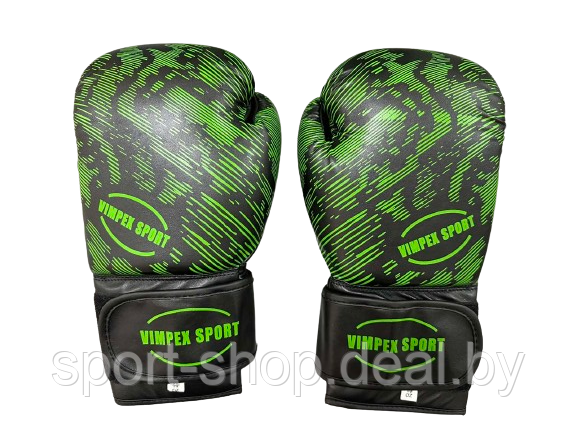 Боксерские перчатки серые Vimpex Sport 2015,10 унций, перчатки для бокса, перчатки боксерские - фото 1 - id-p223278139