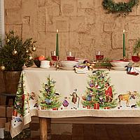 Набор столовый "Noble Christmas" скатерть 150х110 салфетки 40х40см-4шт 7318997