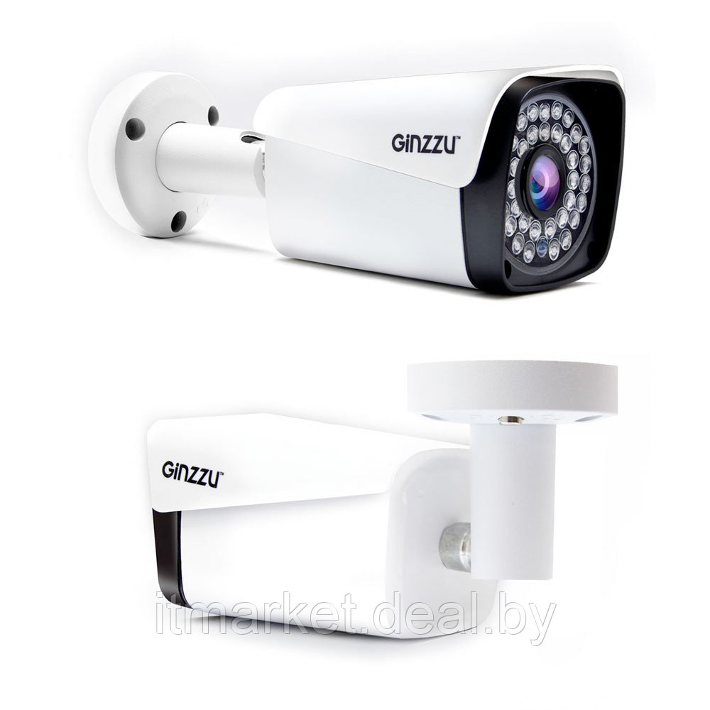 Комплект видеонаблюдения GINZZU HK-421N (4ch(8ch to IP), 1080N, HDMI, 2улич кам 2Mp, IR30м) - фото 3 - id-p223278294