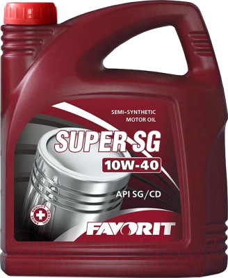Моторное масло Favorit Super SG 10W40 SG/CD / 54966 (5л) - фото 1 - id-p223278392