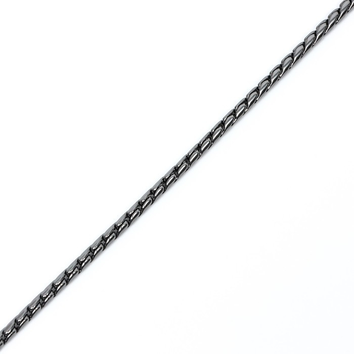 Ошейник - удавка "Кобра", 50 см, толщина цепочки 4 мм, черный - фото 4 - id-p223279348