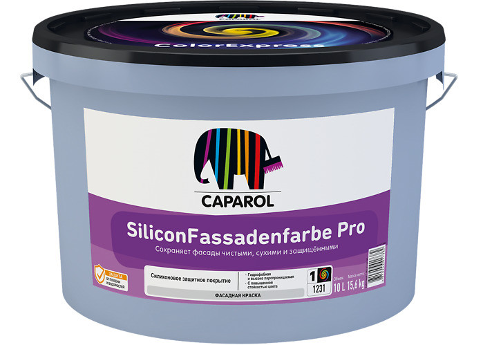 Caparol SiliconFassadenfarbe Pro База3 9,4л / 13,5кг