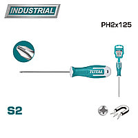 Отвертка крестовая PH2 125 мм TOTAL THT26PH2125