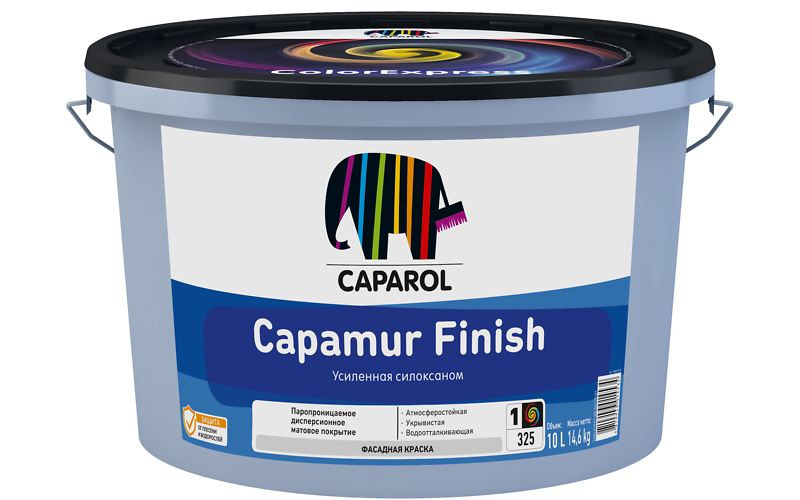 Caparol Capamur Finish База3 9,4л / 13,6кг - фото 1 - id-p80691296