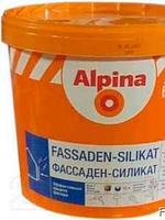 Краска ALPINA Expert Fassaden-Silikat акрилово-силикатная белая 10л/14,6кг