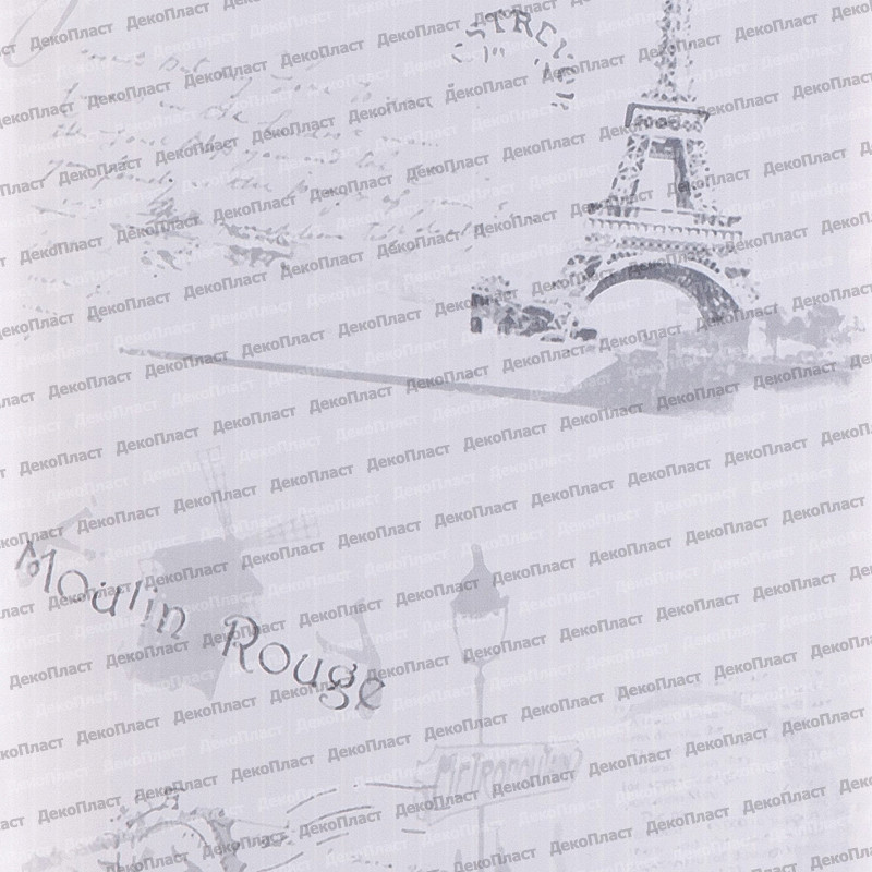 ПВХ Панель "Париж серый"