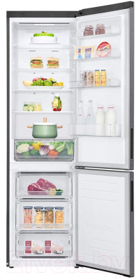 Холодильник с морозильником LG DoorCooling+ GA-B509CLWL - фото 4 - id-p223291206