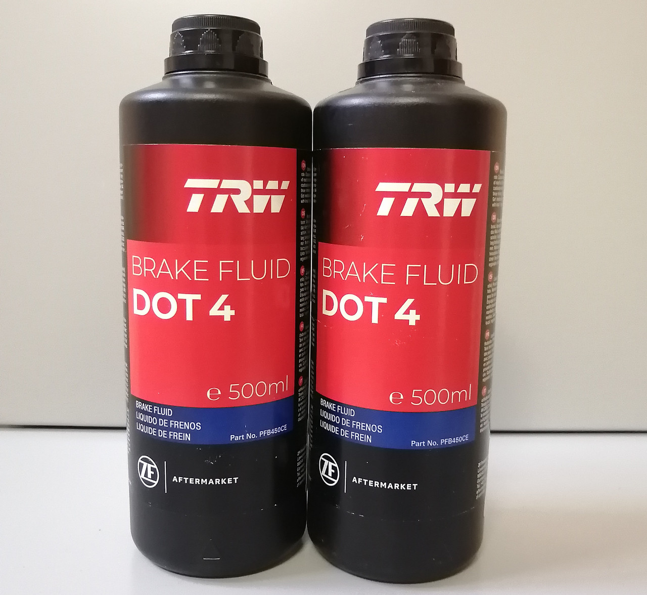 DOT 4 Жидкость тормозная TRW PFB450SE (PFB450) 0,5л - фото 1 - id-p196888590