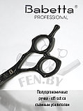 Ножницы парикмахерские Babetta прямые 5.5 серия Black, фото 8
