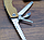 Мультитул 12в1 с плоскогубцами универсальный Киддо / Туристический мультиинструмент в чехле / Швейцарский нож, фото 5