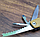 Мультитул 12в1 с плоскогубцами универсальный Киддо / Туристический мультиинструмент в чехле / Швейцарский нож, фото 6