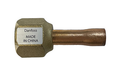 Адаптер под пайку для ТРВ Danfoss T2, TE2 (3/8 - 10 мм) 068-206166, 068-206066