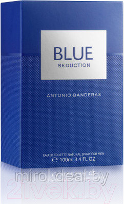 Туалетная вода Antonio Banderas Blue Seduction For Men - фото 3 - id-p223295868