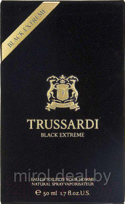Туалетная вода Trussardi Black Extreme - фото 2 - id-p223296389