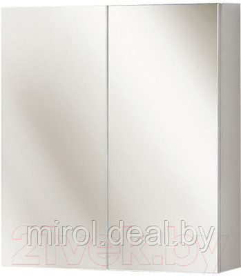 Шкаф с зеркалом для ванной Акваль Виза / ВИЗА.04.60.00.N - фото 1 - id-p223296298