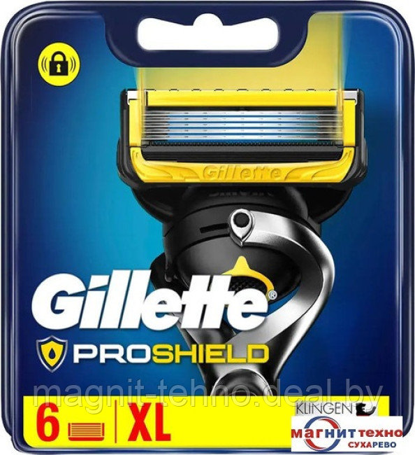 Сменные кассеты для бритья Gillette ProShield 6 шт. - фото 1 - id-p157123068