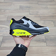 Кроссовки Nike Air Max 90 Black Gray Green, фото 2