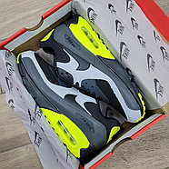 Кроссовки Nike Air Max 90 Black Gray Green, фото 6