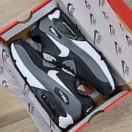 Кроссовки Nike Air Max 90 Gray Black White, фото 6